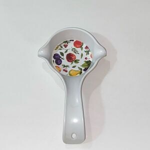 Range Kleen Mfg Inc Fruits Spoon Rest Measuring Cup With Spoon Plastic 1/4 Cup